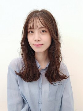 レブリィ ゼンコー 国領(Reverie ZENKO) 大人かわいいゆるふわロングパーマ