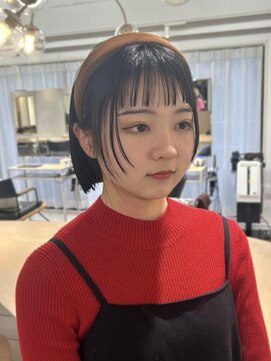 ハイル(Heil) 《kana》*フェイスレイヤーボブ*切りっぱなし*オン眉*