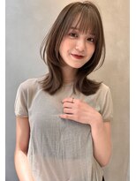 ロンドプロフィール 浦和(Lond profil)&nbsp;顔まわりレイヤー外ハネ韓国風ヘア髪質改善浦和ボブ