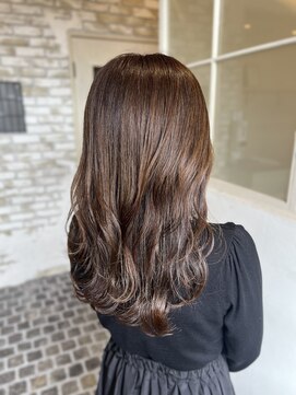 フィガロ ミリー 北生駒店(Figaro Mily) 美髪イメチェン高濃度水素ケア×ページュブラウン4/5