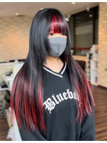 ペグ(Peg)&nbsp;【エクステ】コントラストRED/最高品質人毛