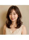 SOUPREXセミロング　デジタルパーマスタイル　20代 30代 40代