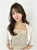 韓国へア似合わせレイヤーカット前髪顔周りカット大人美人
