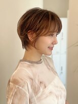 セイドット リー(Say. Ree)&nbsp;say.ショートボブひし形ショートハイライトヘーゼルグレージュ