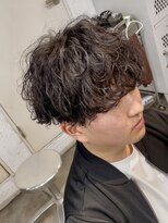 フィフス 原宿(fifth)&nbsp;原宿ツイストスパイラルパーマメンズカットラウンドマッシュ30代