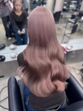 エン 栄店(enne) 大人ガーリー/ダークアッシュ/ミディアムレイヤーカット/栄