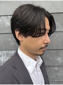 MEN’S HAIRセンターパートスパイラルパーマニュアンスパーマ