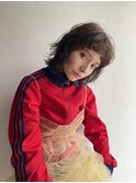 レイヤーカット×パーマ