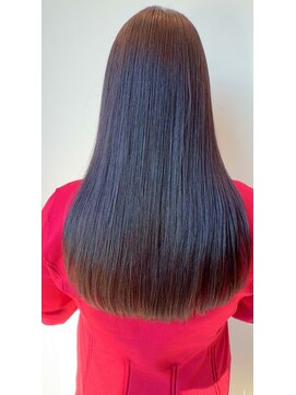 アルファ(Hair Salon alpha) 【大人可愛い×艶感】ラウンドワンレングス×ラベンダーベージュ