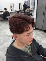 オム ブランシェ(HOMME BLANCHE’) 【AOI】レッドブラウンフェザーパーマ