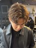 メンズカット+パーマ+ハイライト￥18000(鹿児島/メンズパーマ/ウルフ)