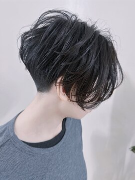 アナザヘアー なんば 高島屋前店(ANAZA hair) 刈り上げショート＆メリハリBLACK