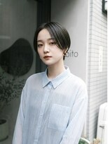 キビト(kibito) 新宿若松河田曙橋毛流れショートハンサムショート20代30代40代