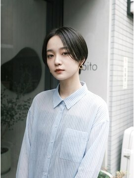 キビト(kibito) 新宿若松河田曙橋毛流れショートハンサムショート20代30代40代