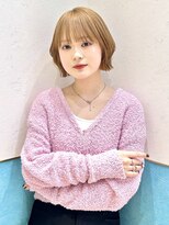 ロンド レイ 立川(Lond Ray) レイヤーボブ/ミルクティーベージュ/髪質改善/顔周り/立川