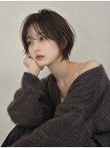池袋/小顔マッシュショート/20代30代40代50/代髪質改善/前髪あり