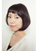 個性引き立つショートバング