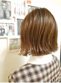 切りっぱなしボブ