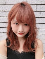 モテ・愛されひし形ミディアム/チェリーレッド/