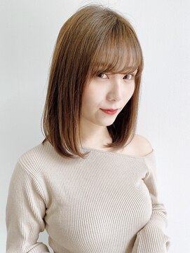 ロンドプランタン 恵比寿(Lond Printemps) 【Lond佐野】王道愛され小顔ストレートヘアベージュカラー