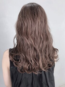 アルバム 新宿(ALBUM SHINJUKU) アッシュベージュ_ウェーブパーマフォギーベージュ_ba293201