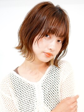 ラフィス ヘアーヴェイル 梅田店(La fith hair vail) 【La fith】セクションカラー×外ハネボブ