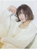 ナチュラルボブ/くせ毛風ボブ/20代30代【カペリベラ香里園店】