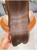 ブリーチなしカラー*明るめブラウン*髪質改善*サイエンスアクア