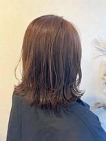 イソラヘアアトリエ(Isola hair atelier)&nbsp;【Isola】ピンクベージュ×レイヤーボブ