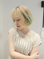 ケリーアン 太田(kelly.un)&nbsp;大人かわいいミニボブインナーカラーうるツヤダブルカラー群馬