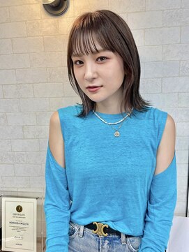 コワファーストナガサキシャンプーボーイ(COIFF1RST NAGASAKI SHAMPOO BOY) 大人可愛い20代30代40代黒髪ショートボブ丸みショート/長崎