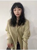 ロングヘアにウルフとパーマを 【RYO】