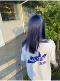個性派デザインカラー☆ネイビー×ピンクラベンダー