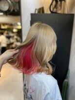 ヴァイス 渋谷店(VAICE)&nbsp;《インナーカラー 》ベージュ×ピンク