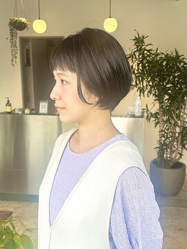 ピーロ(piilo) ボブ/クセ毛活かしカット/ブルーブラック