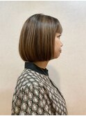 髪質改善　ストレート　ボブ