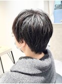 コンパクトショート/ショートボブ/ハイライト