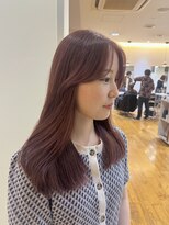 ベンチ(bench) ピンクバイオレット×似合わせカット/千葉美容室