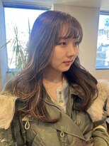 ノラキチジョウジ(NORA KICHIJOJI)&nbsp;ハイレイヤーハイライトフェイスレイヤーカット海外ガール