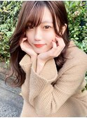 大人可愛いナチュラルロングウェーブ