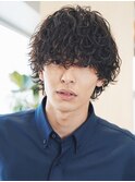 大分メンズ骨格矯正ミディアムツイストスパイラルパーマ