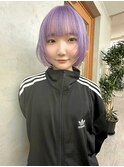 ケアブリーチ/ペールバイオレット/ショートレイヤー