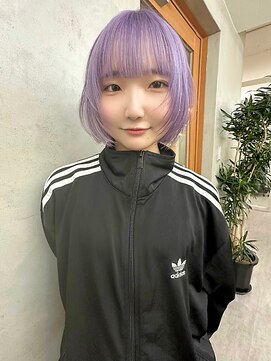 リアン(Lien) ケアブリーチ/ペールバイオレット/ショートレイヤー