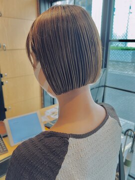 オーガニック アトリエ 大宮(organic+atelier) 20代30代40代ミニボブショコラアッシュ透明感小顔ブリーチなし