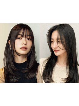 <年間25000人来店の姉妹店>韓国ヘア/顔周りカット/韓国レイヤーに特化したonk新宿[新宿/新宿駅/縮毛矯正]