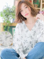 カバーヘア ブリス 志木南口駅前店(COVER HAIR bliss)&nbsp;細めハイライト乾かすだけ抜け感ボブレイヤーh4志木20代30代40代