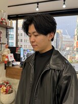 ソソ(soso)&nbsp;メンズ前上がりセンターパート