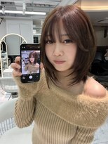 ロンドルピナス 小倉(Lond Lupinus) ミディアムレイヤーカット/似合わせカット/大人ガーリー/20代