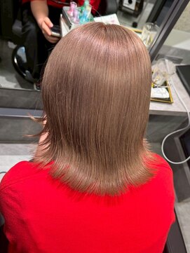 シェリール(CHERiR) 大人可愛いミルクティーベージュ×ふんわりボブレイヤー髪質改善