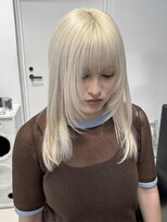 ココ 本八幡(KOKO)&nbsp;＊ハッシュカットグレージュデザインカラーツートンカラー